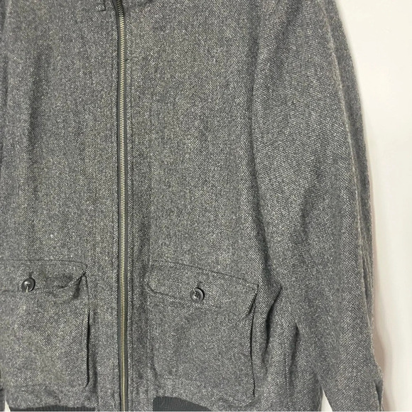 Carbon 2 Cobalt Full Zip Wool Bomber‎ Jacket XL - Picture 2 of 4